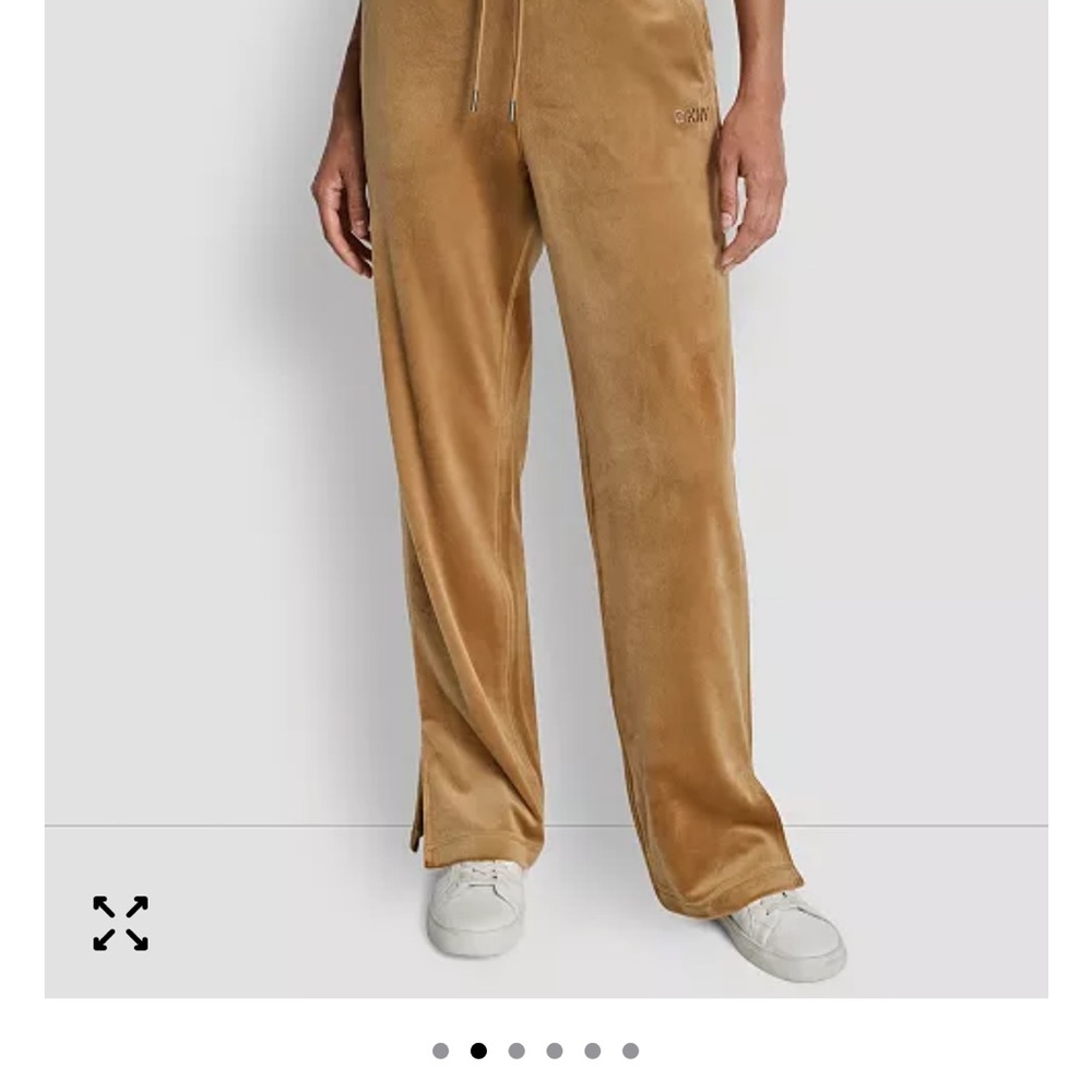 DKNY Sport womens Velour Pants M NWT - Picture 2 of 6